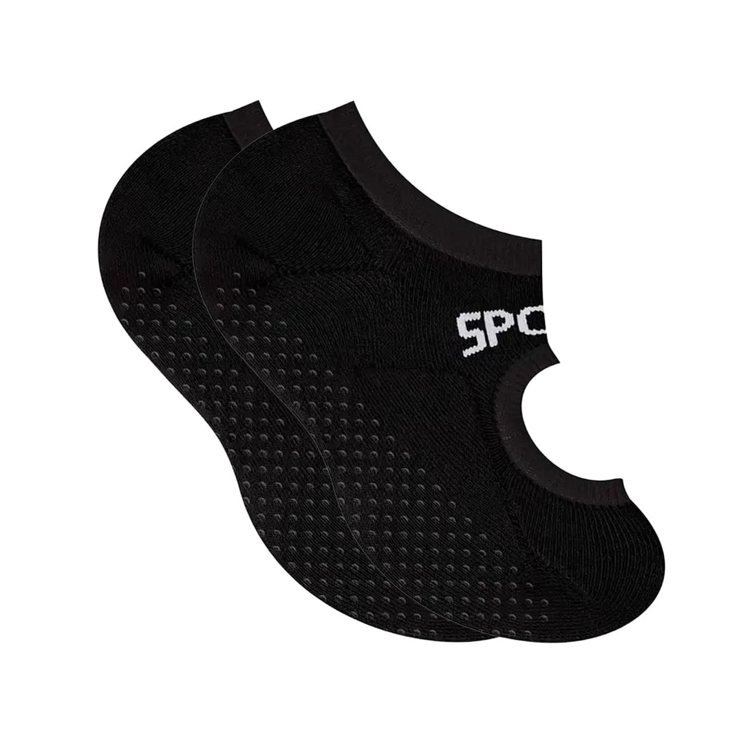 Meia Selene De Pilates 7780 Preto/Branco