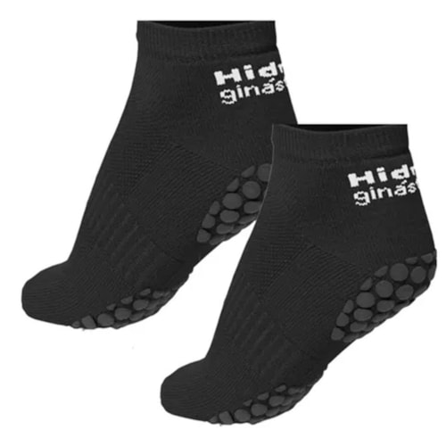 Detalhe - Meia Selene Hidroginástica Feminina 4010 Preto