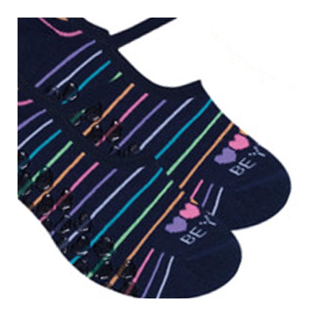 Meia Selene  Infantil Meias Em Geral 2950 Preto/Coração