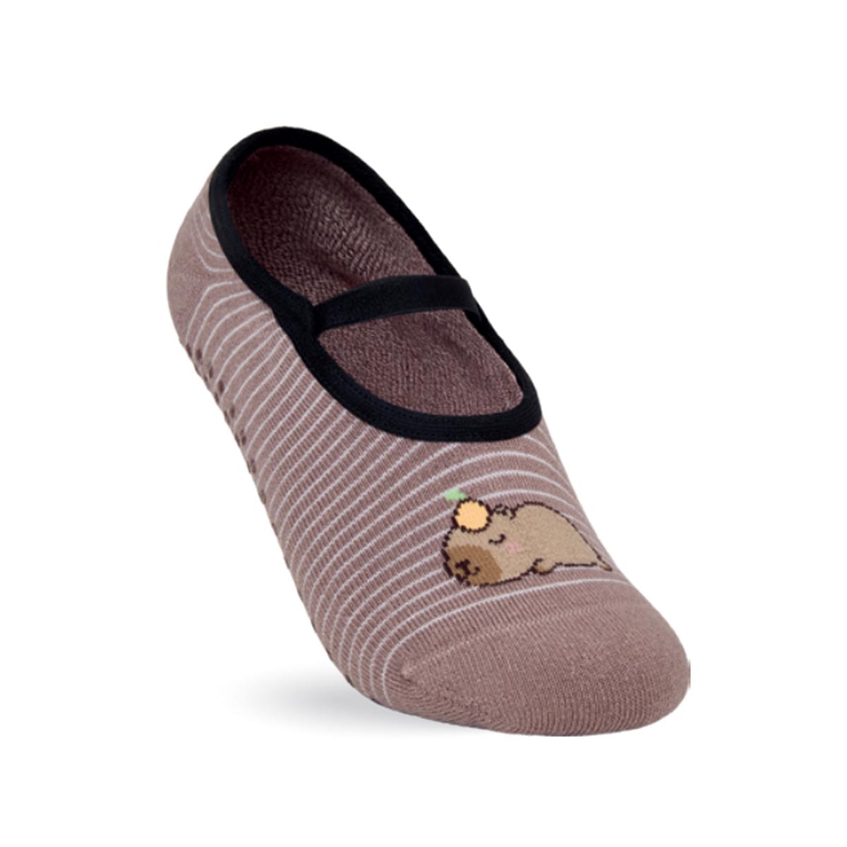 Meia Selene Pilates 76% Algodão 7850 Mocha Mousse Meia Selene Pilates 76% Algodão 7850 Mocha Mousse