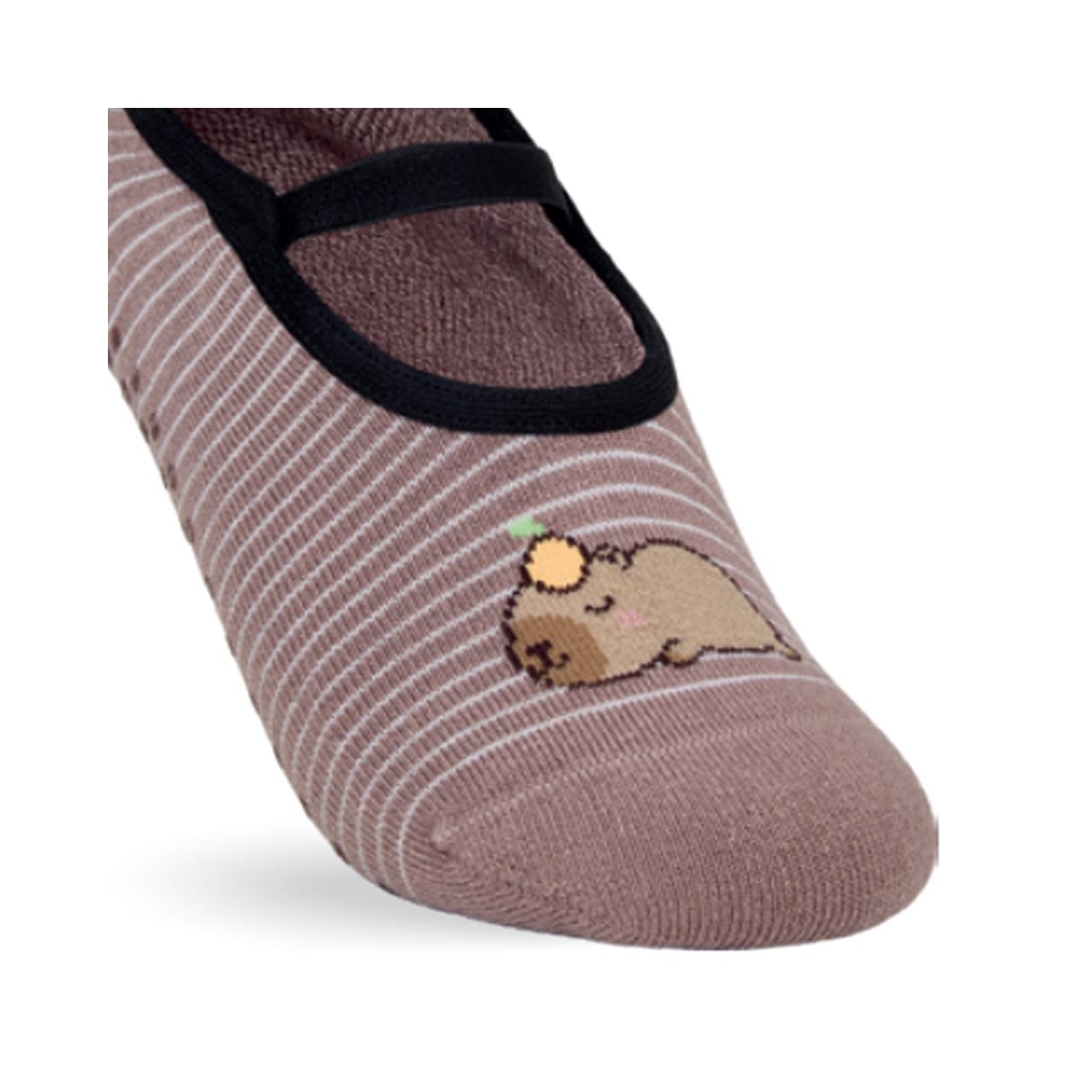 Meia Selene Pilates 76% Algodão 7850 Mocha Mousse Meia Selene Pilates 76% Algodão 7850 Mocha Mousse