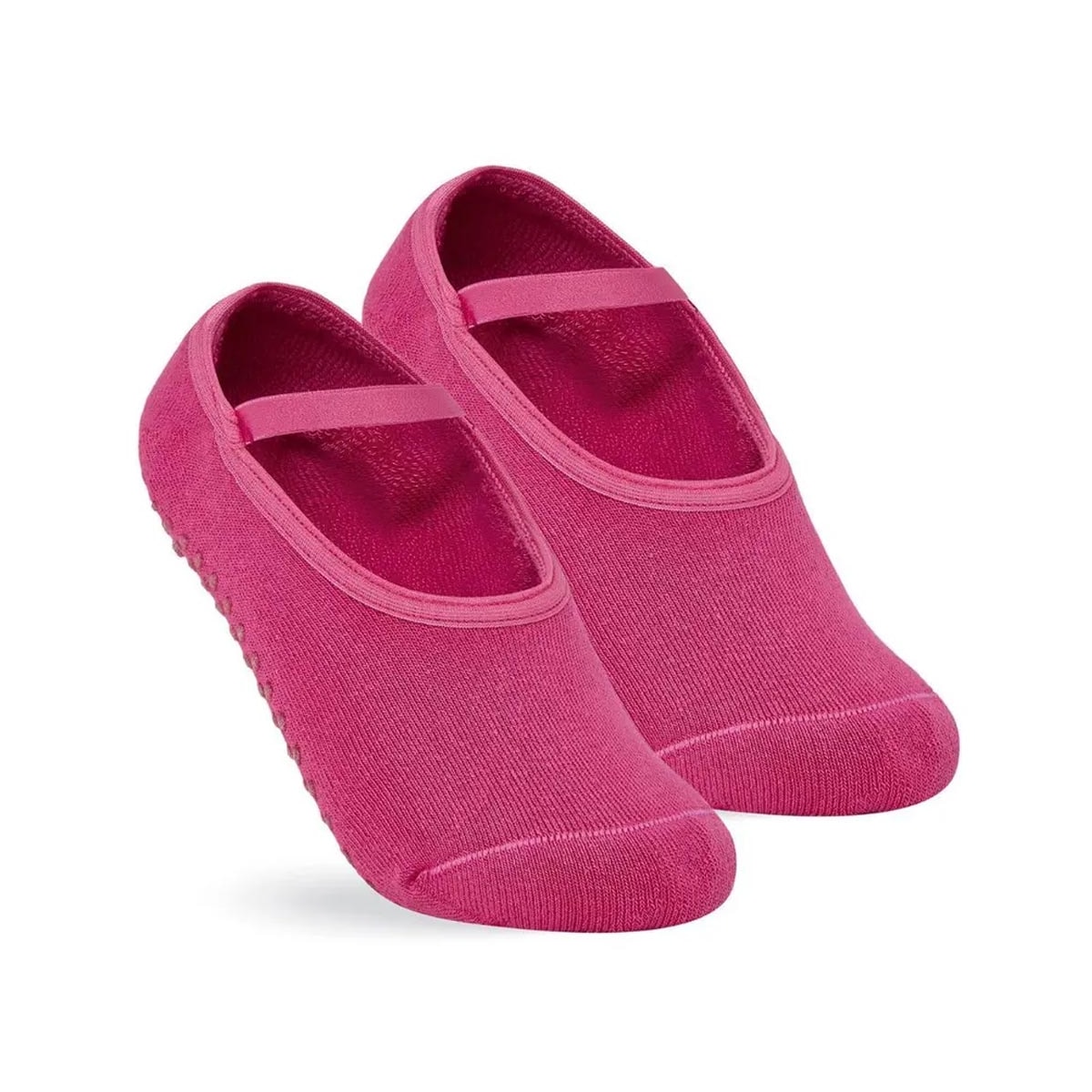 Meia Selene Pilates 76% Algodão 7850 Pink Escuro