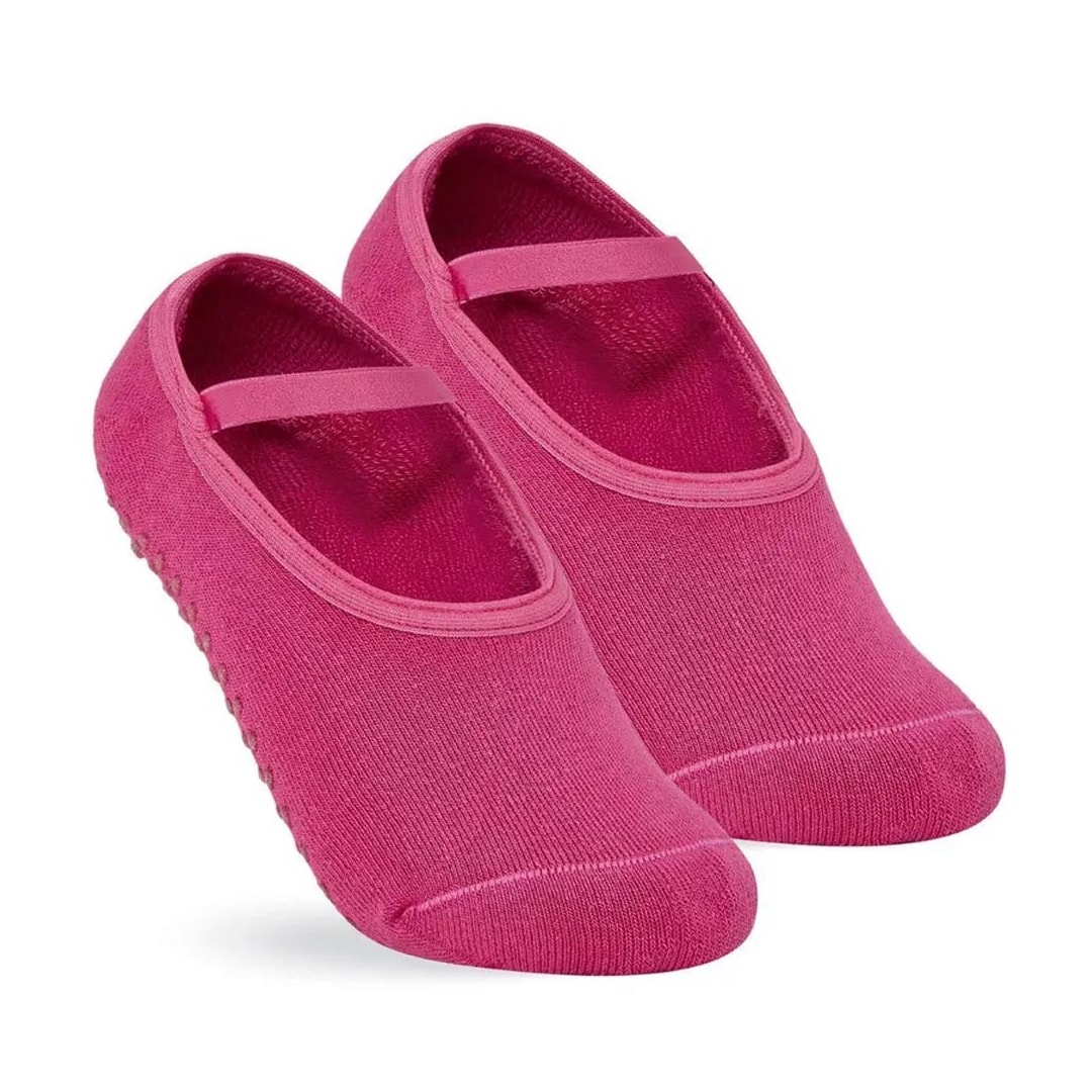 Meia Selene Pilates 76% Algodão 7850 Pink Escuro Meia Selene Pilates 76% Algodão 7850 Pink Escuro