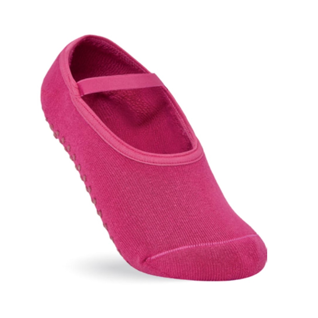Meia Selene Pilates 76% Algodão 7850 Pink Escuro Meia Selene Pilates 76% Algodão 7850 Pink Escuro