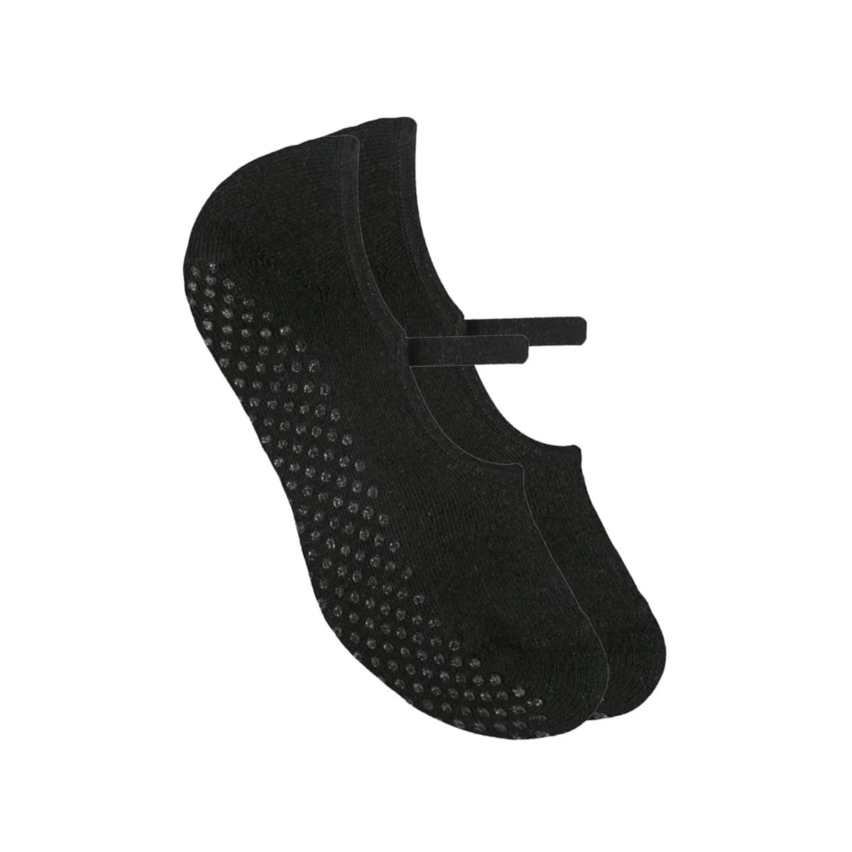Meia Selene Pilates 76% Algodão 7850 Preto