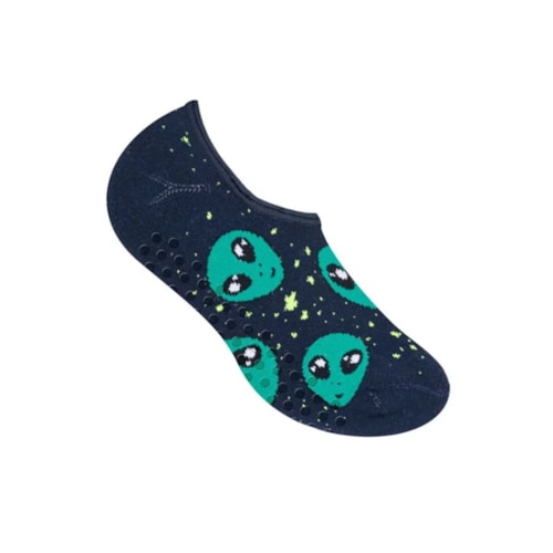 Detalhe - Meia Selene Sapatilha Infantil 68% algodão 2955 Marinho