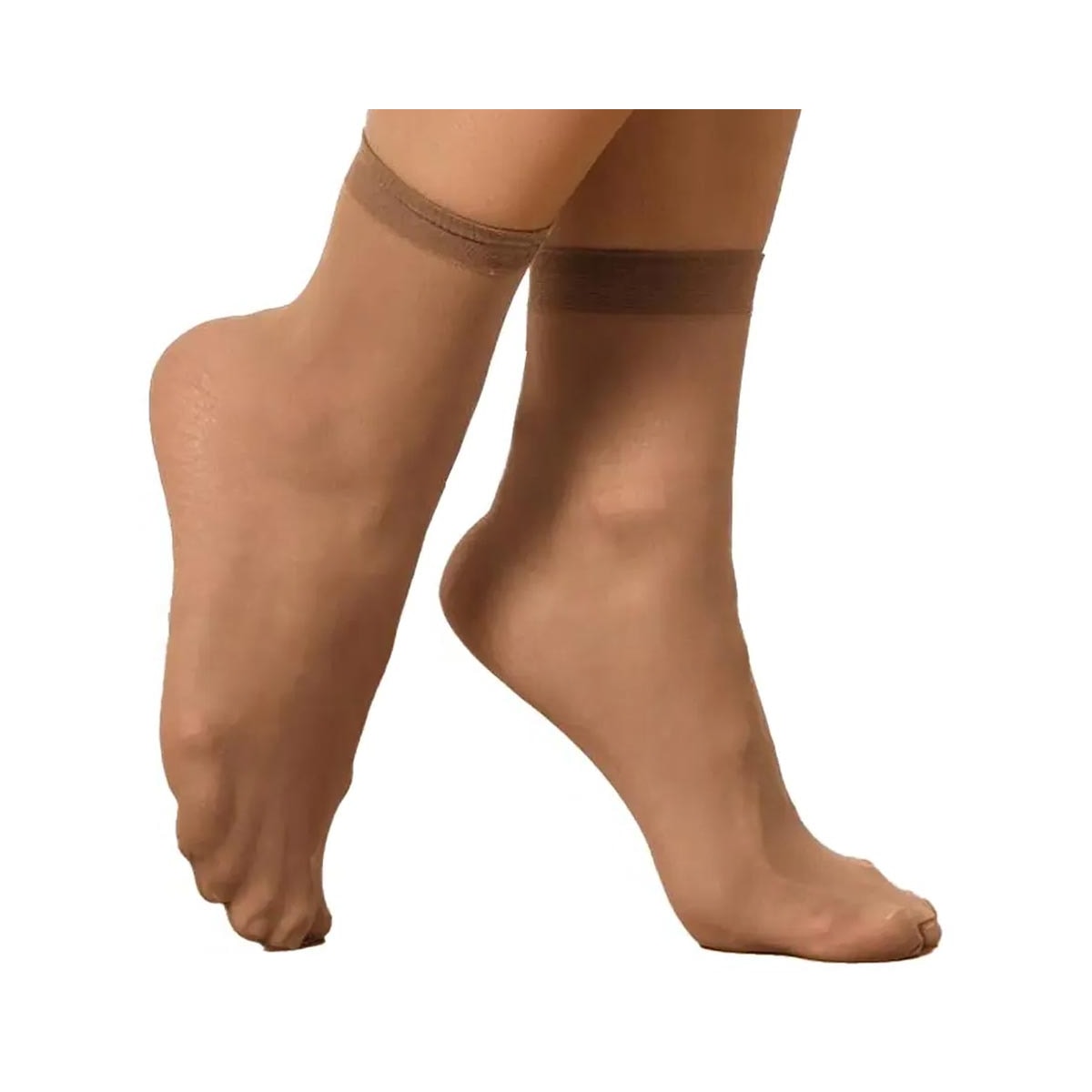 Meia Selene Soquete Fio 15 9870 Natural Meia Selene Soquete Fio 15 9870 Natural