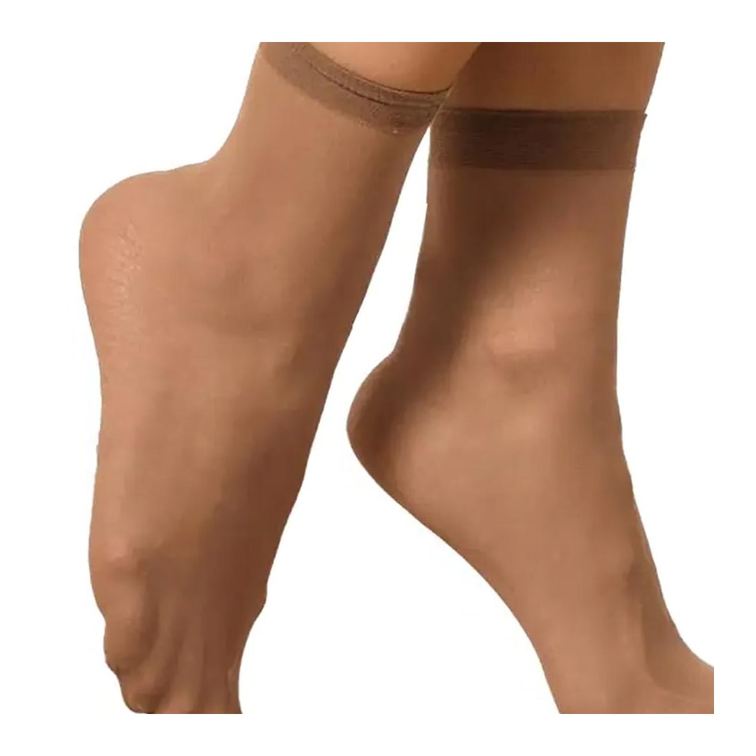 Meia Selene Soquete Fio 15 9870 Natural Meia Selene Soquete Fio 15 9870 Natural