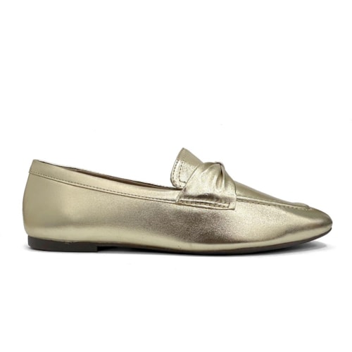Detalhe - Mocassim Anacapri Feminino C30364 0029 Ouro
