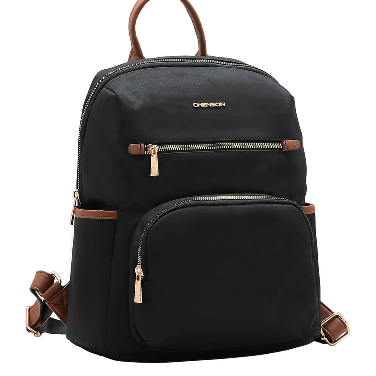 Mochila Chenson Poliuretano 8184591 Preto Mochila Chenson Poliuretano 8184591 Preto