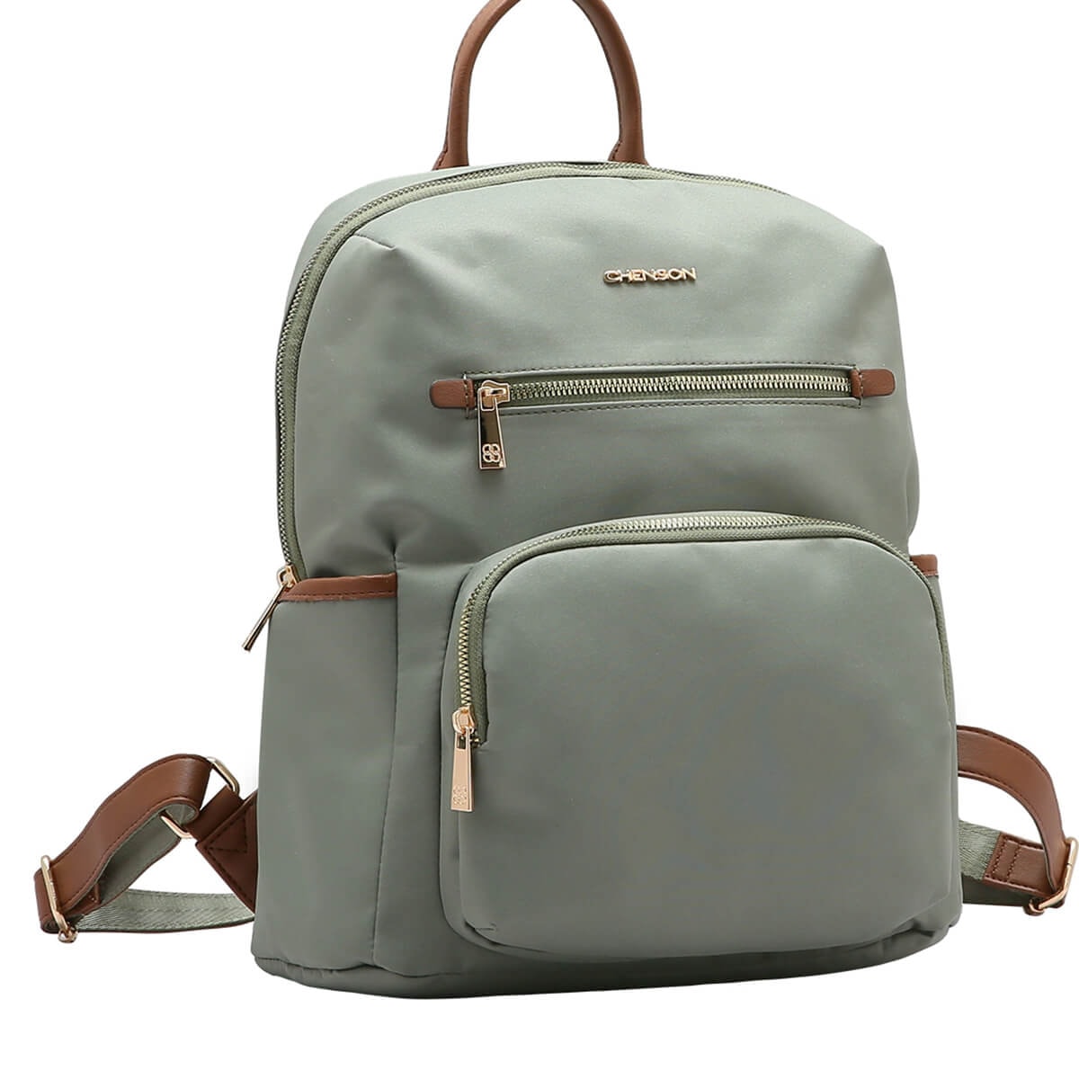 Mochila Chenson Poliuretano 8184591 Verde Musgo Mochila Chenson Poliuretano 8184591 Verde Musgo