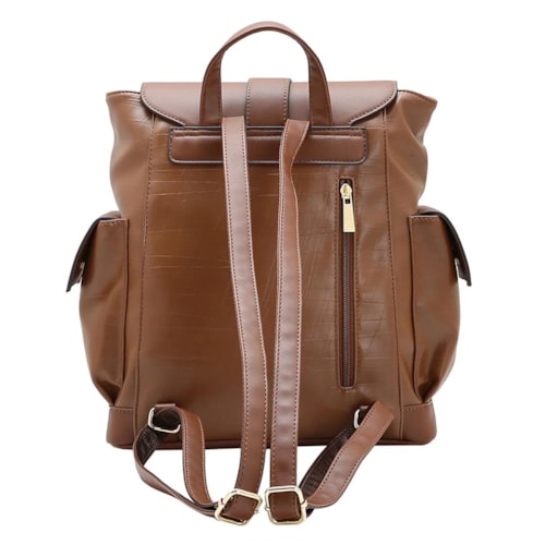 Detalhe - Mochila Vg Gabar Chenson Poliuretano 8485637 Cafe