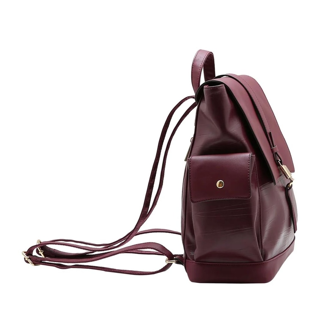 Mochila Vg Gabar Chenson Poliuretano 8485637 Vinho Mochila Vg Gabar Chenson Poliuretano 8485637 Vinho