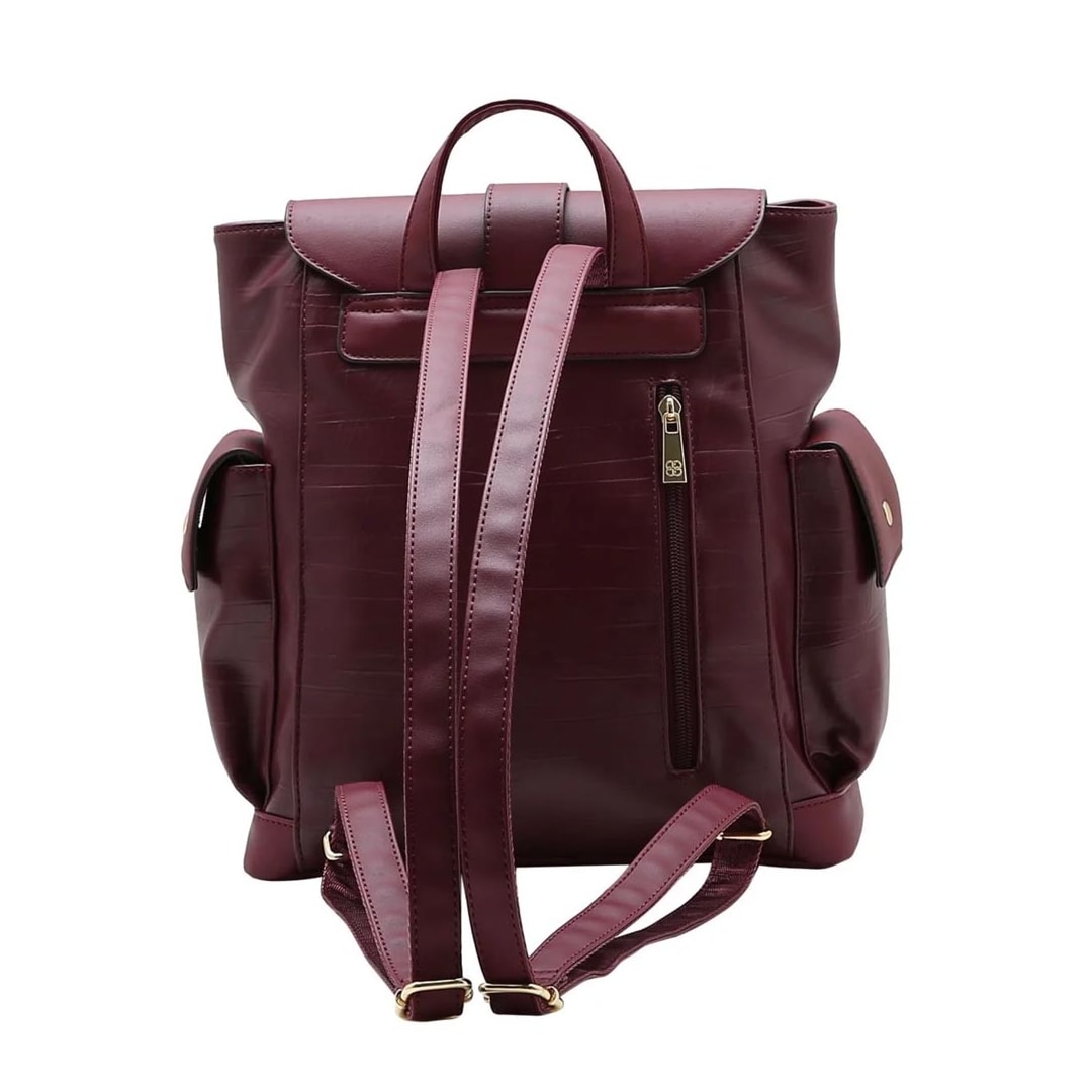 Mochila Vg Gabar Chenson Poliuretano 8485637 Vinho Mochila Vg Gabar Chenson Poliuretano 8485637 Vinho