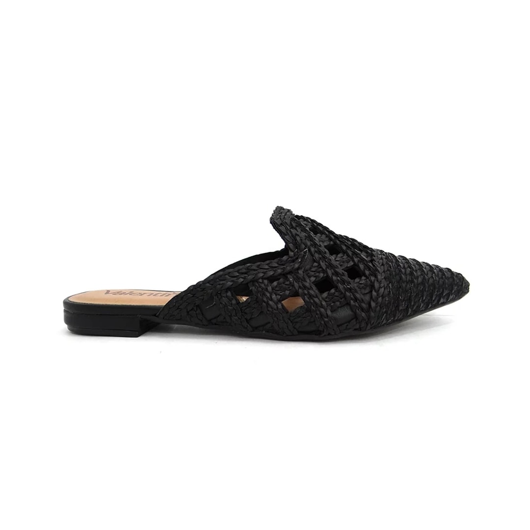 Mule Valentina Feminino 373108 Preto