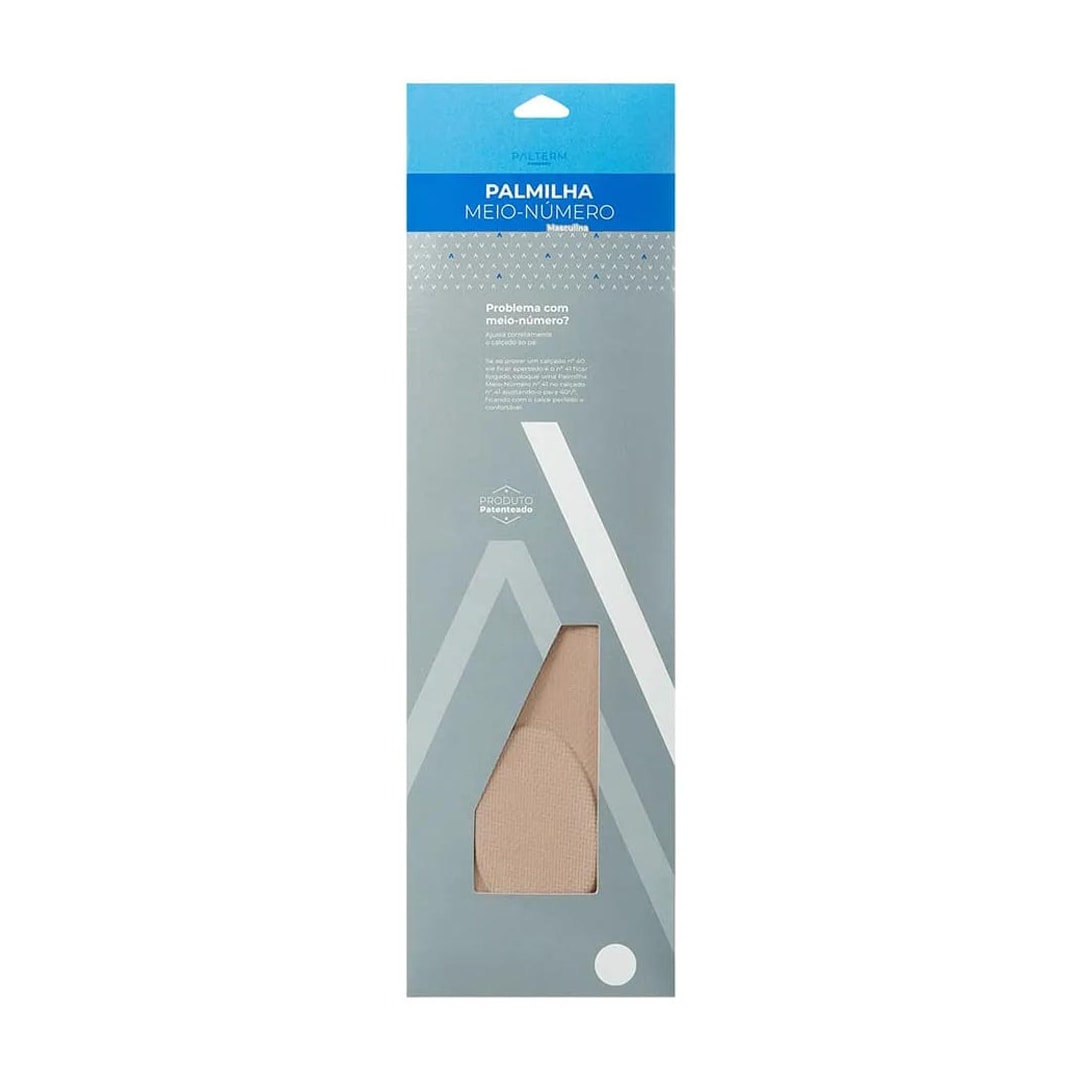 Palmilha Palterm 1/2 Masculina 304 Bege