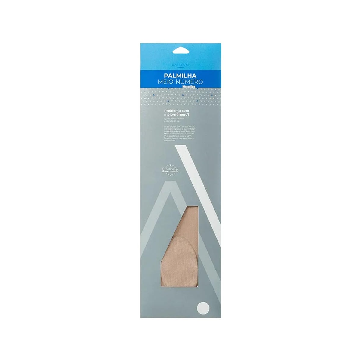 Palmilha Palterm 1/2 Masculina 304 Bege Palmilha Palterm 1/2 Masculina 304 Bege