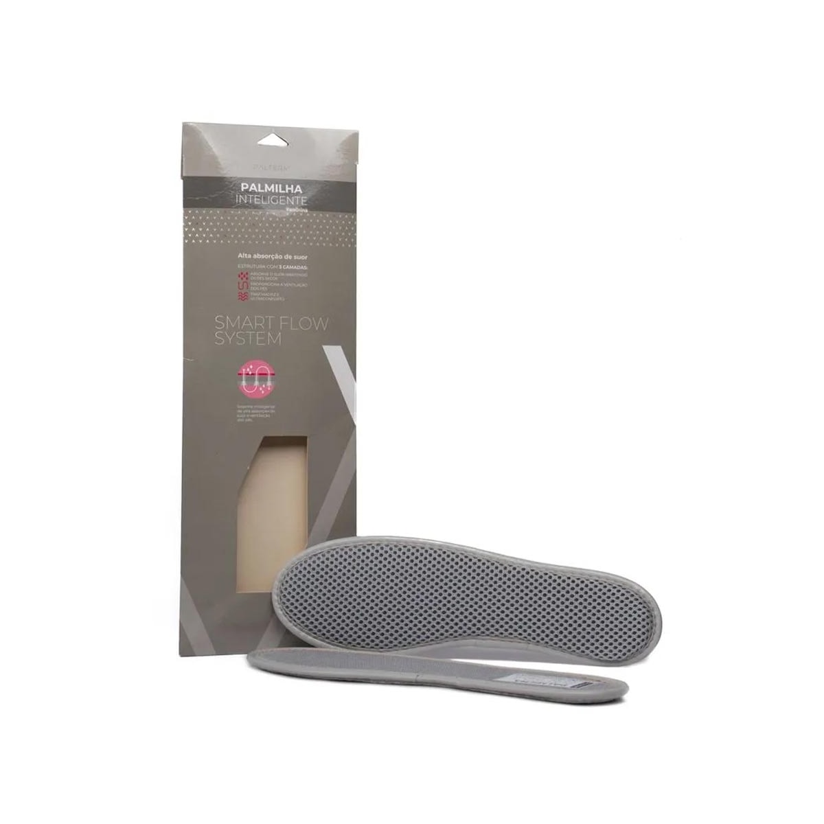 Palmilha Palterm Inteligente Feminina 360 Cinza