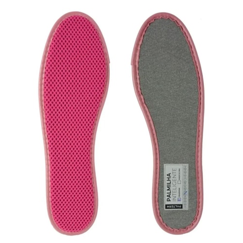 Detalhe - Palmilha Palterm Inteligente Feminina 360 Rosa