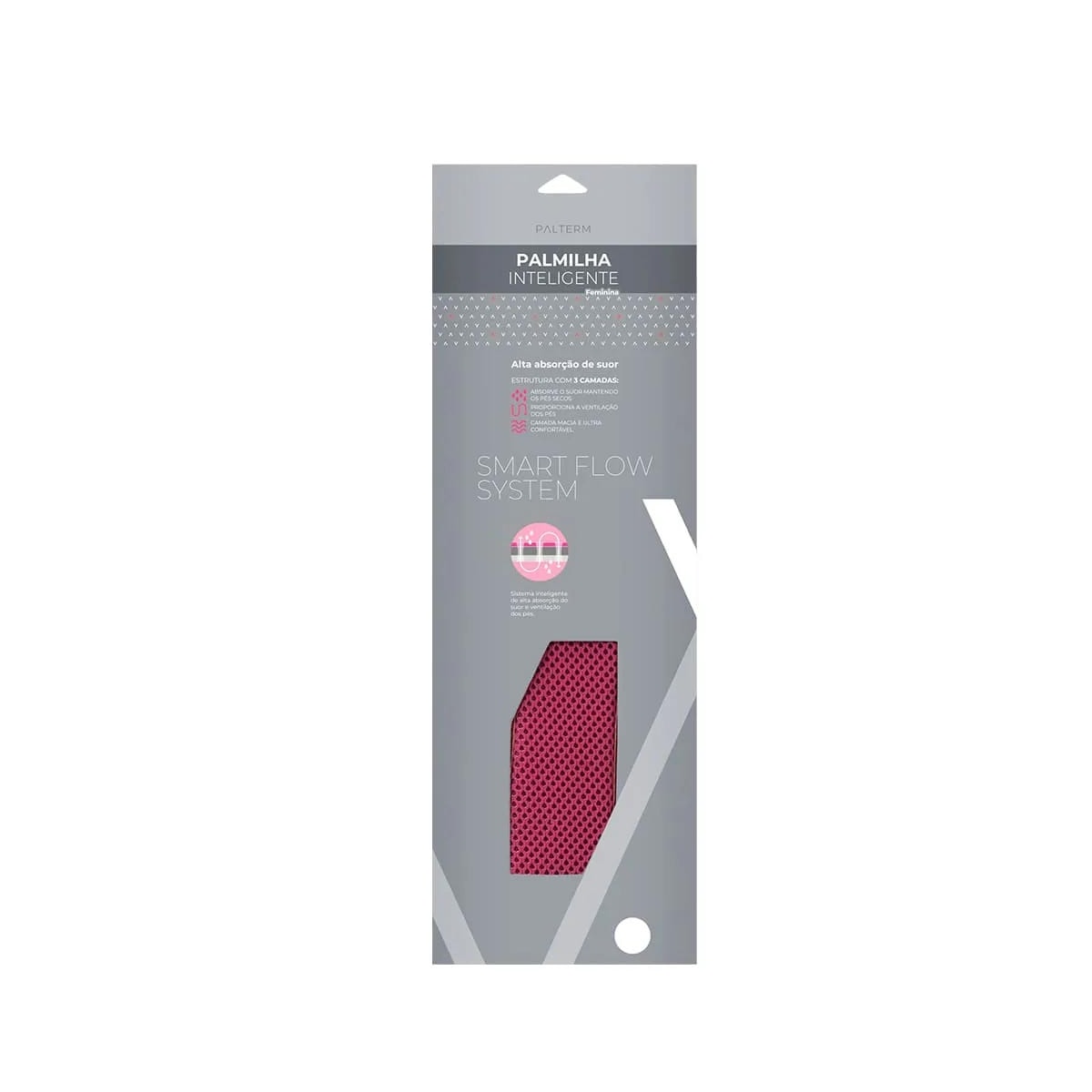 Palmilha Palterm Inteligente Feminina 360 Rosa Palmilha Palterm Inteligente Feminina 360 Rosa