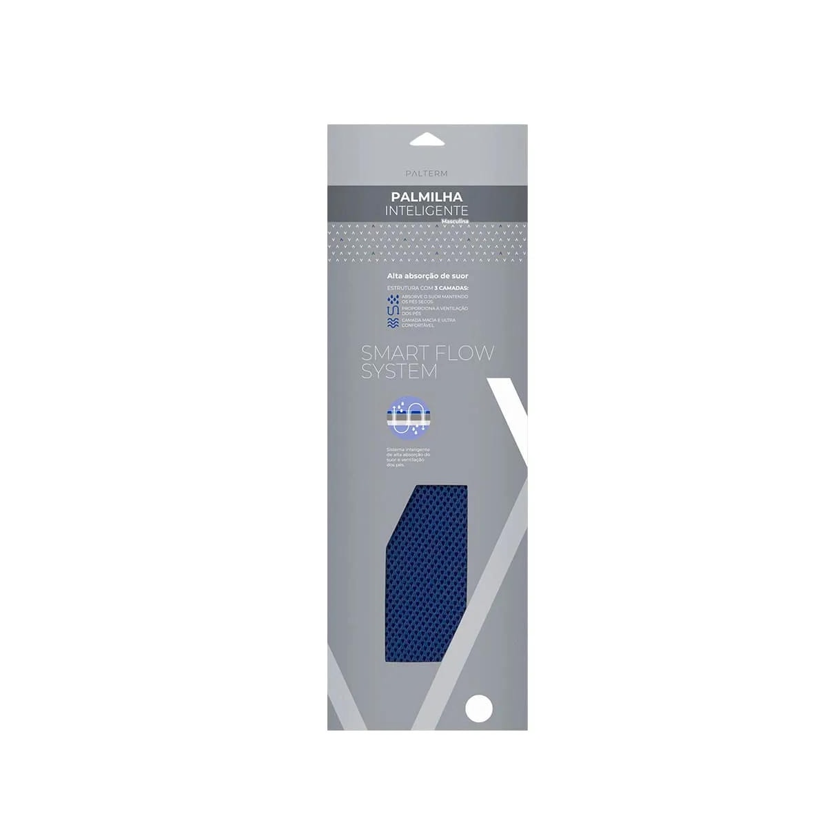 Palmilha Palterm Inteligente Masculina 360 Azul Palmilha Palterm Inteligente Masculina 360 Azul
