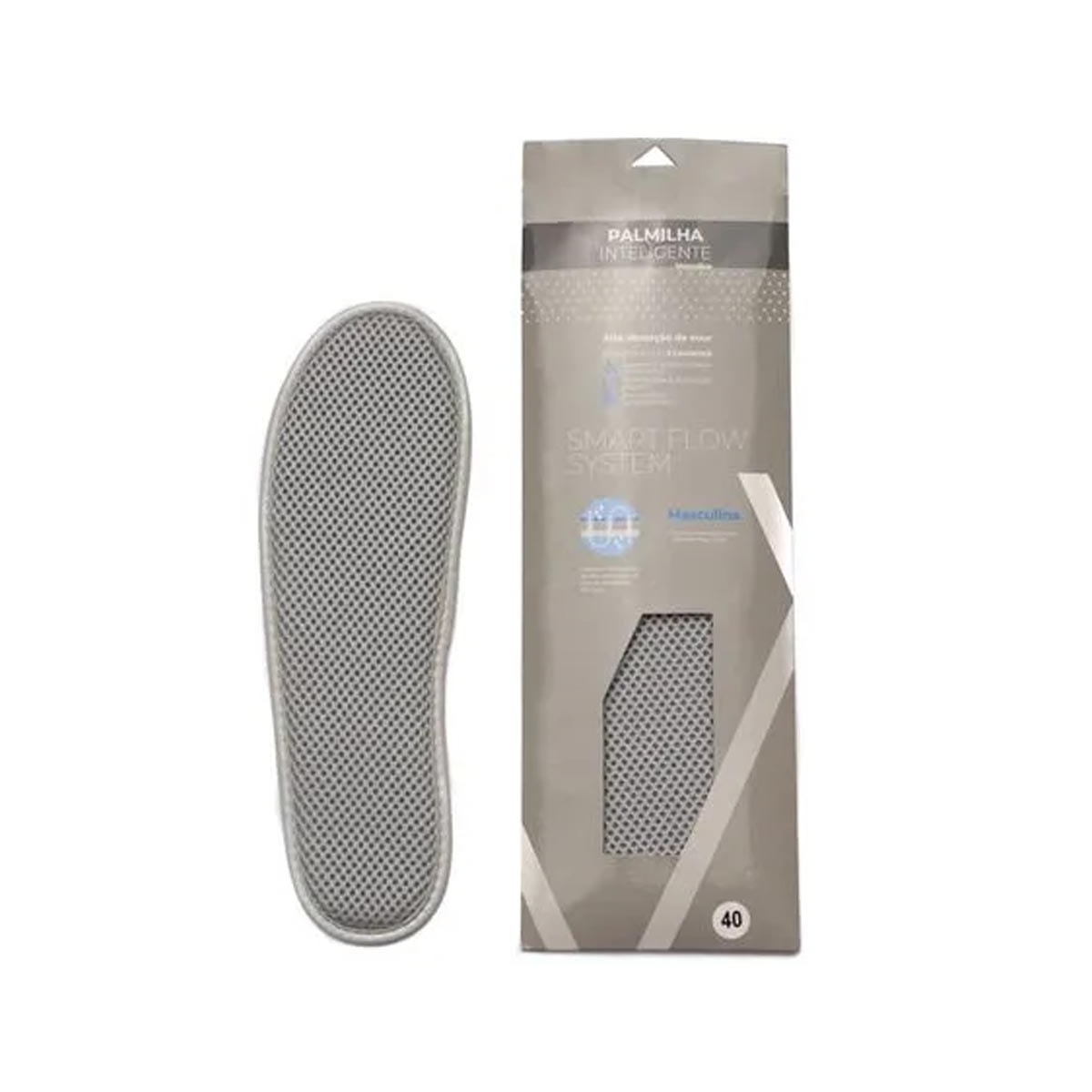 Palmilha Palterm Inteligente Masculina 360 Cinza Palmilha Palterm Inteligente Masculina 360 Cinza