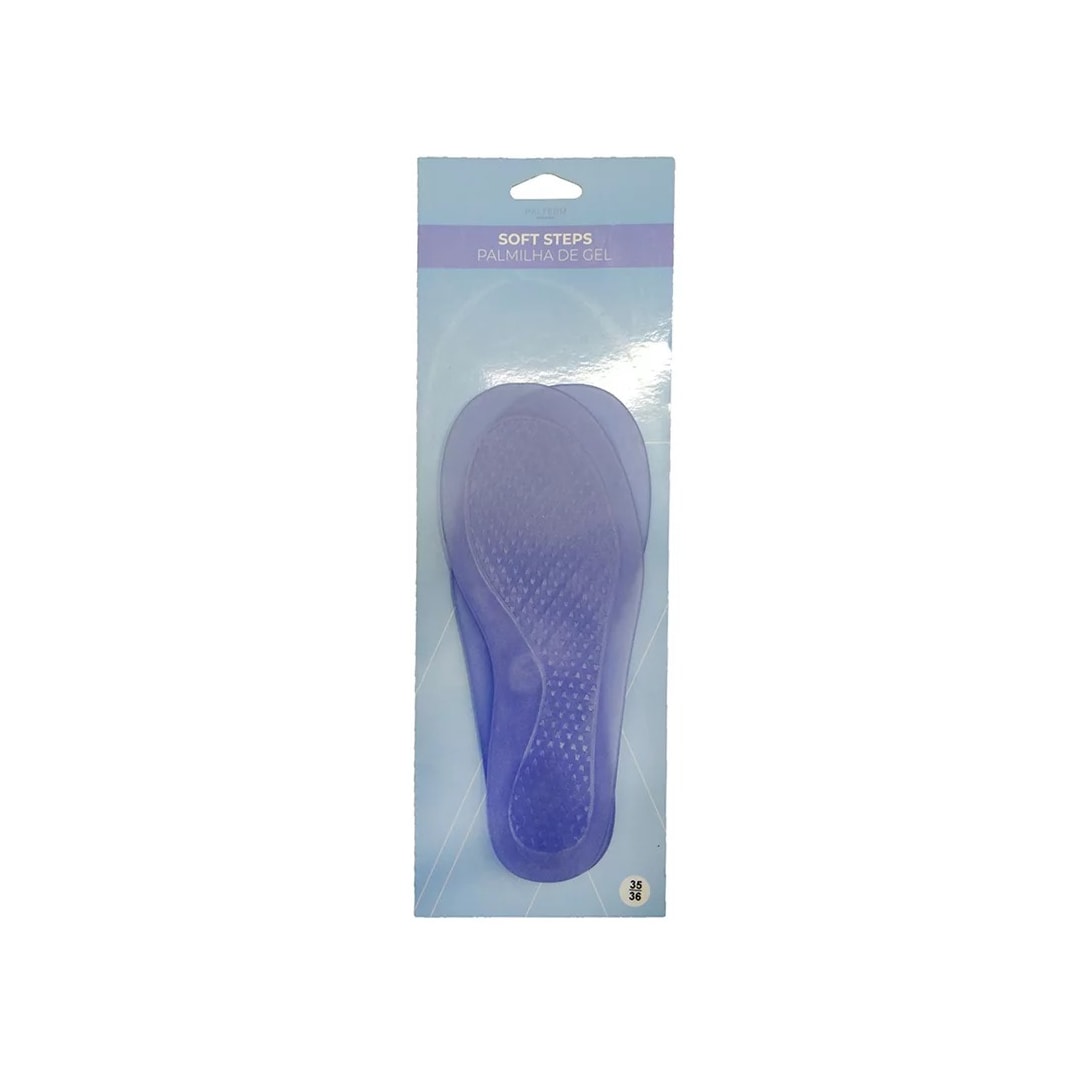 Palmilha Palterm Soft Steps de Gel 400 Incolor Palmilha Palterm Soft Steps de Gel 400 Incolor