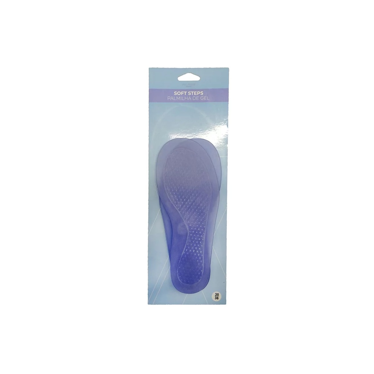 Palmilha Palterm Soft Steps de Gel 400 Incolor Palmilha Palterm Soft Steps de Gel 400 Incolor