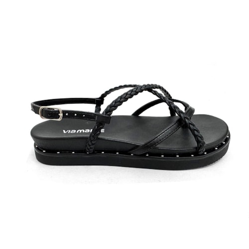 Detalhe - Papete Via Marte Flatform 169-003-01 Preto