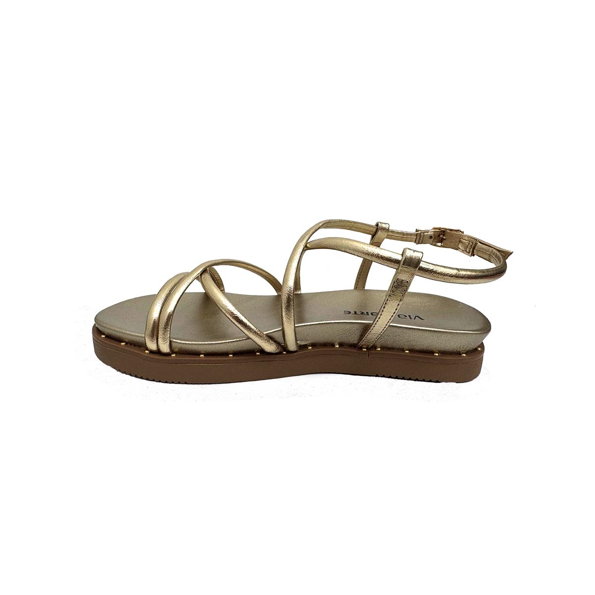 Papete Via Marte Flatform 169-004-01 Dourado Papete Via Marte Flatform 169-004-01 Dourado