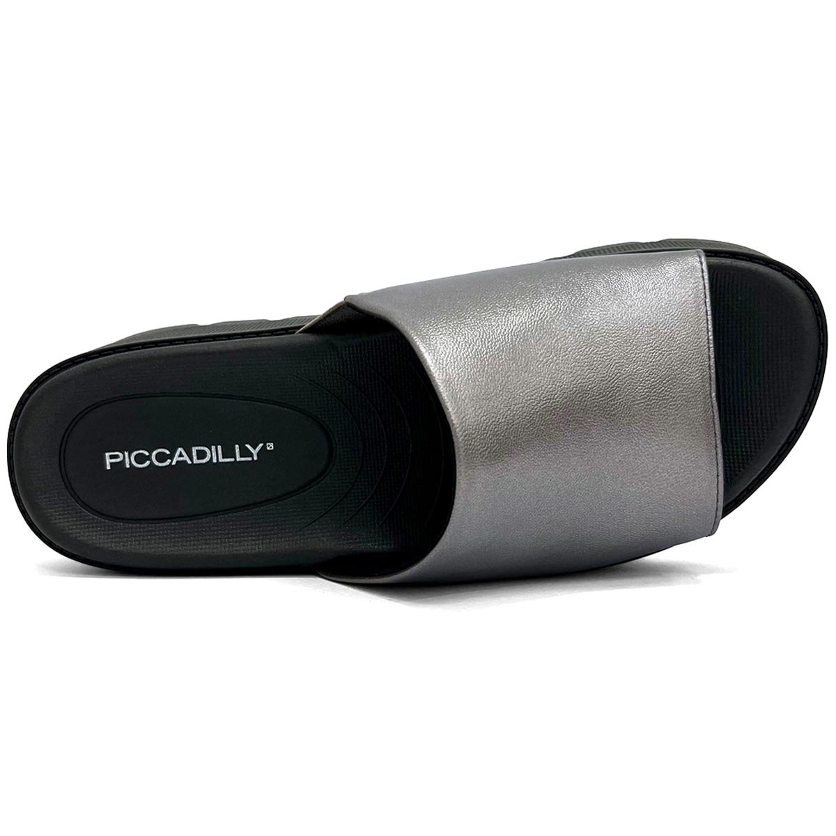Piccadilly Tamanco Conforto Flatform 586003 Pewter Piccadilly Tamanco Conforto Flatform 586003 Pewter