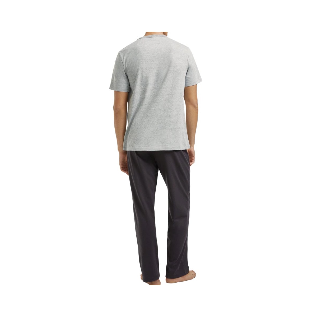 Pijama Hering Longo Manga Curta Masculino 7Cud Mescla