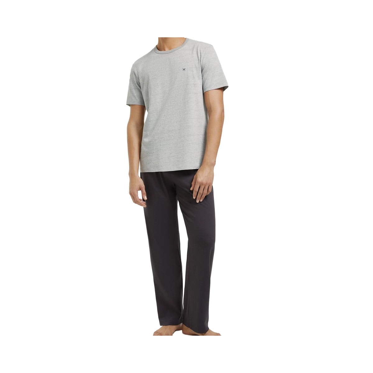 Pijama Hering Longo Manga Curta Masculino 7Cud Mescla Pijama Hering Longo Manga Curta Masculino 7Cud Mescla