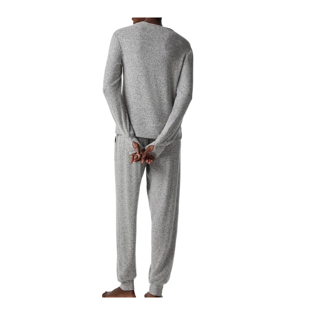 Pijama Hering Manga Longa Kgg3 Mescla Claro