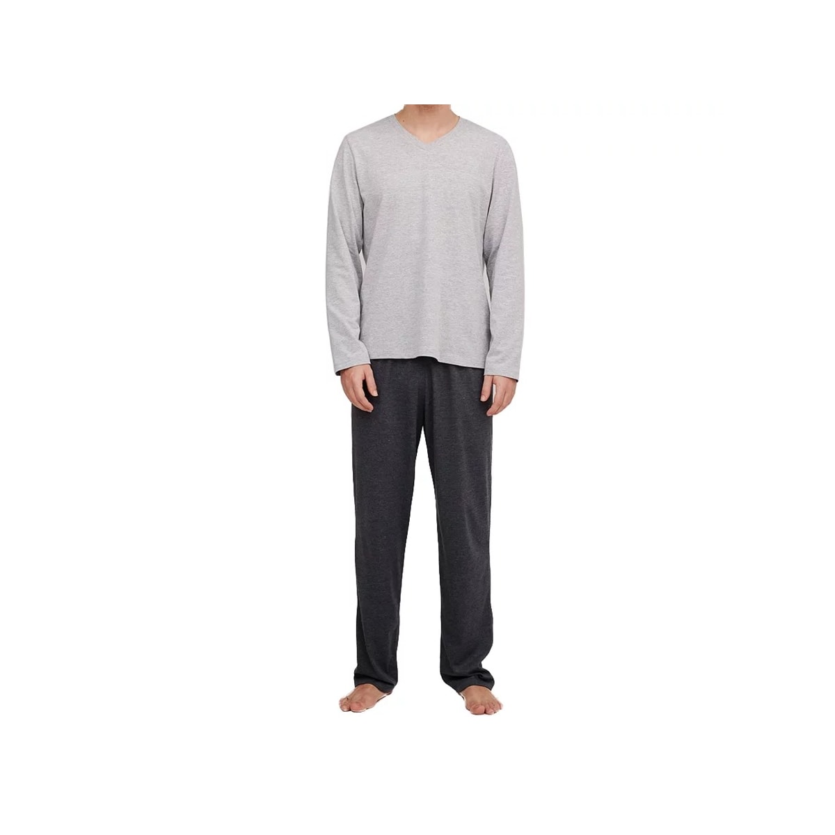 Pijama Hering Masculino Manga Longa 7Bxh Cinza/Mescla Chumbo Pijama Hering Masculino Manga Longa 7Bxh Cinza/Mescla Chumbo