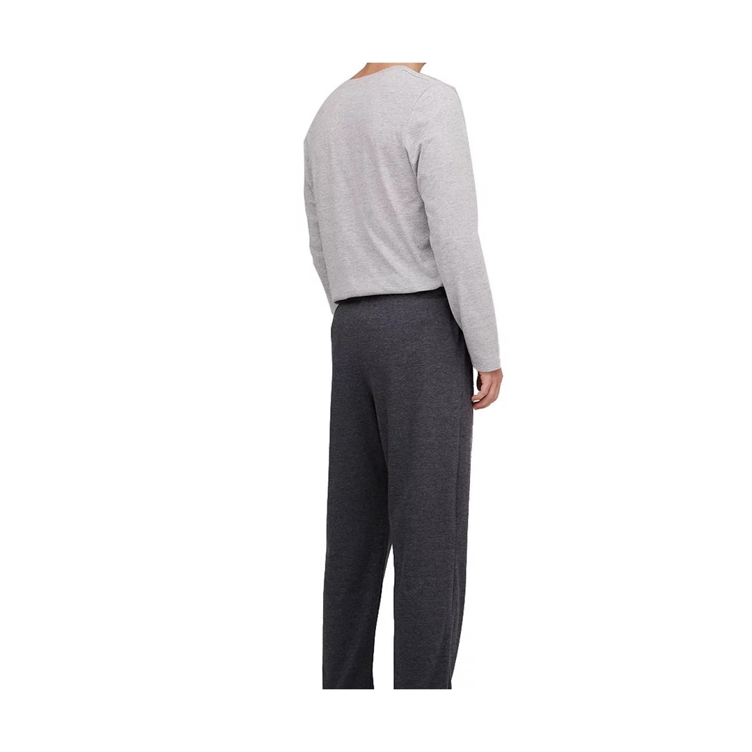 Pijama Hering Masculino Manga Longa 7Bxh Cinza/Mescla Chumbo