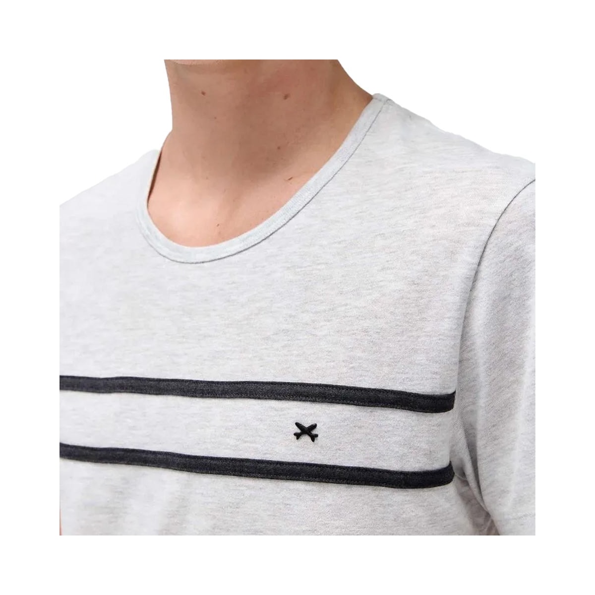 Pijama Hering Masculino Meia Manga 7Bdq Mescla Claro/Grafite Pijama Hering Masculino Meia Manga 7Bdq Mescla Claro/Grafite