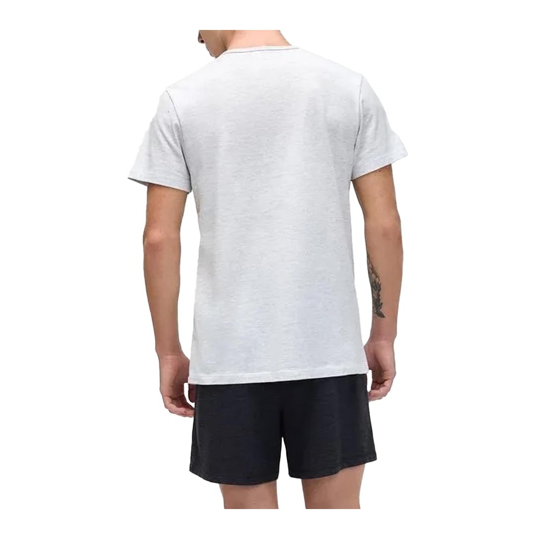 Pijama Hering Masculino Meia Manga 7Bdq Mescla Claro/Grafite Pijama Hering Masculino Meia Manga 7Bdq Mescla Claro/Grafite