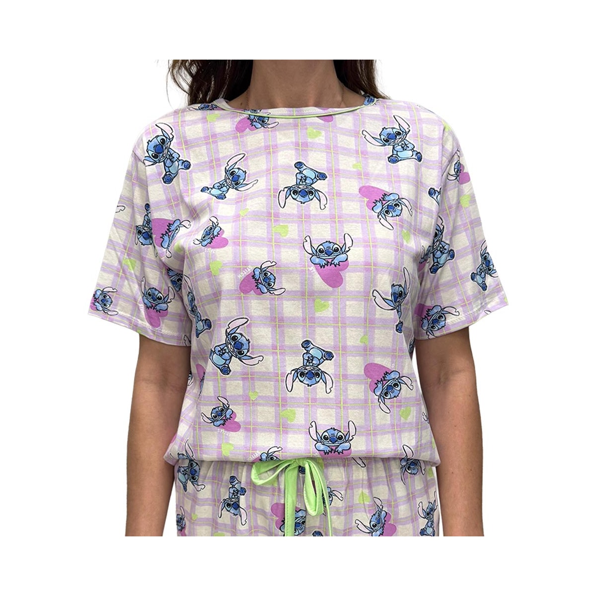 Pijama Malwee Feminino Verão 1000133016 Lilas Stitch Pijama Malwee Feminino Verão 1000133016 Lilas Stitch