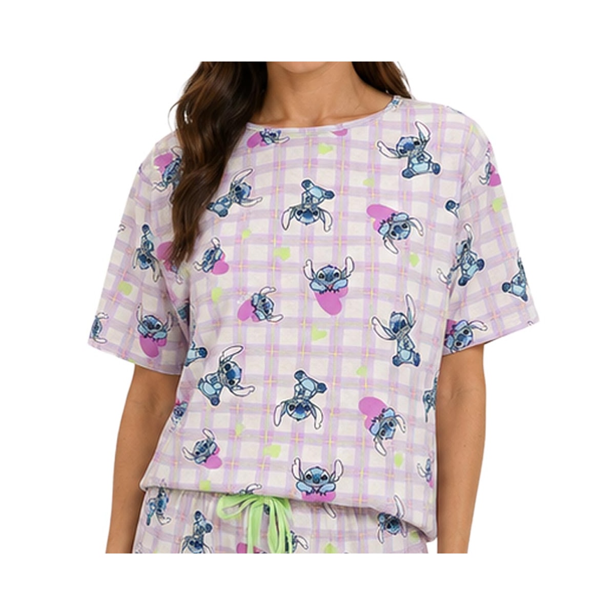 Pijama Malwee Feminino Verão 1000133016 Lilas Stitch Pijama Malwee Feminino Verão 1000133016 Lilas Stitch