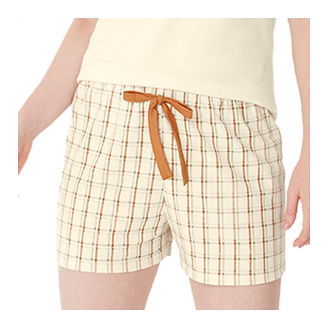 Pijama Malwee Feminino Verão Meia Manga 130678 Creme