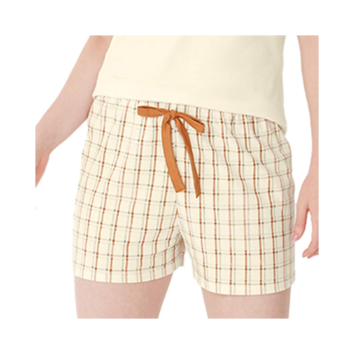 Pijama Malwee Feminino Verão Meia Manga 130678 Creme