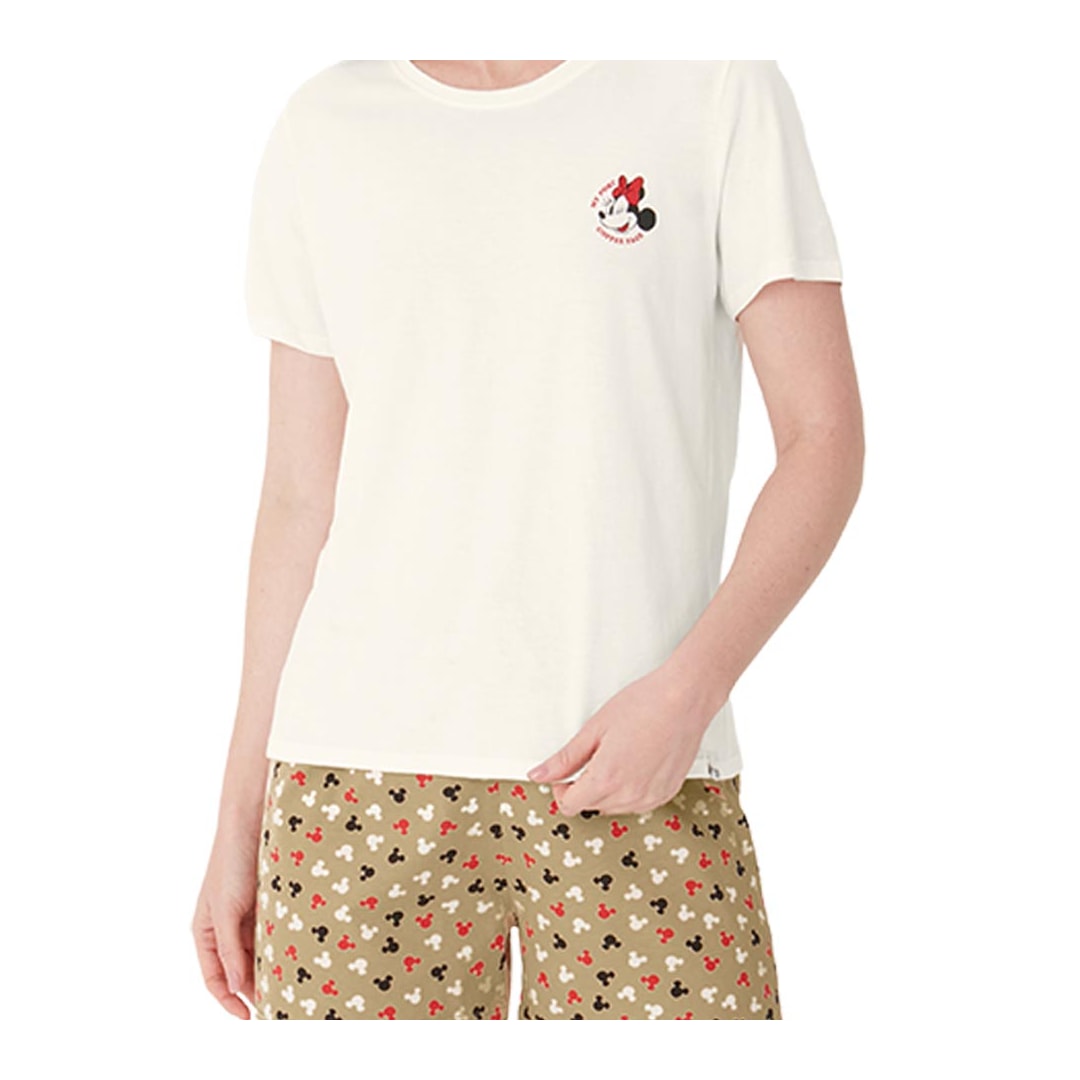 Pijama Malwee Feminino Verão Meia Manga 130779 Creme Pijama Malwee Feminino Verão Meia Manga 130779 Creme