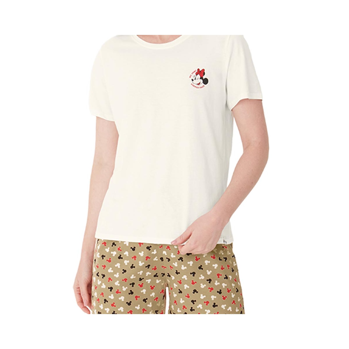 Pijama Malwee Feminino Verão Meia Manga 130779 Creme Pijama Malwee Feminino Verão Meia Manga 130779 Creme