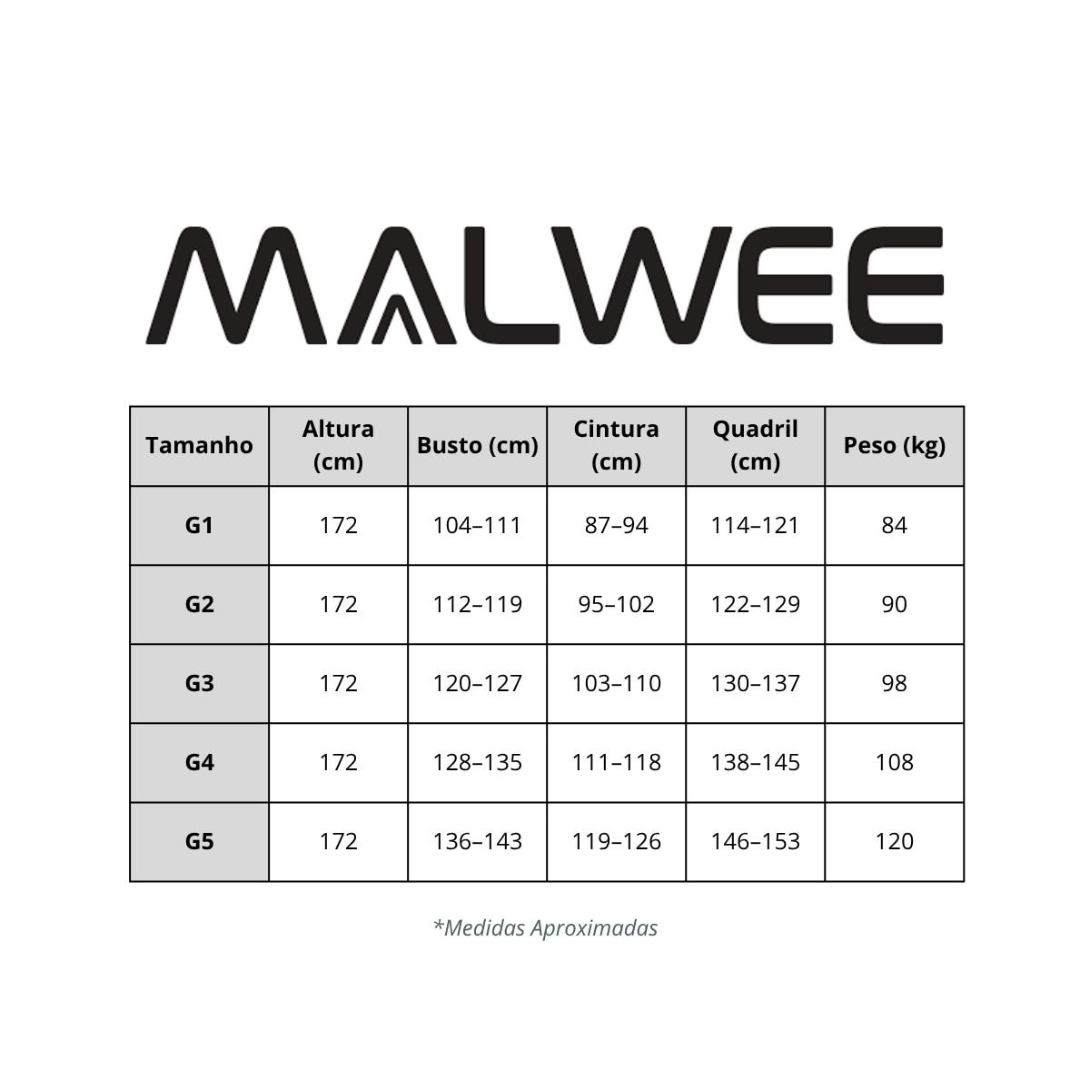 Pijama Malwee Feminino Verão Plus Size 130759 Preto