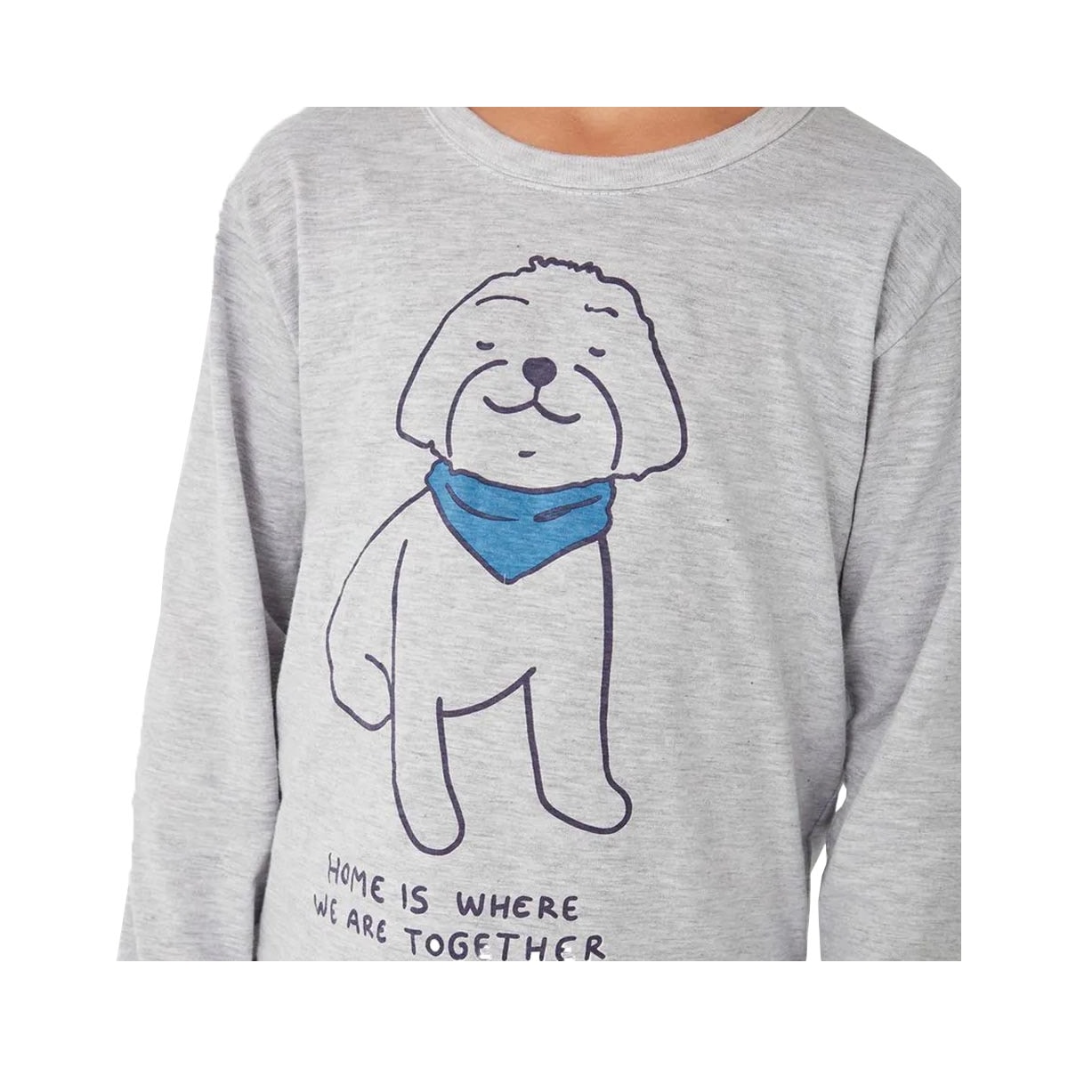 Pijama Malwee Kids Menino Manga Longa 1000126780 Mescla Cinza Pijama Malwee Kids Menino Manga Longa 1000126780 Mescla Cinza