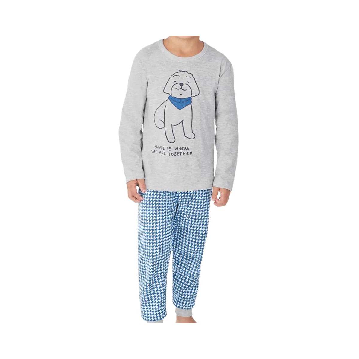 Pijama Malwee Kids Menino Manga Longa 1000126780 Mescla Cinza Pijama Malwee Kids Menino Manga Longa 1000126780 Mescla Cinza