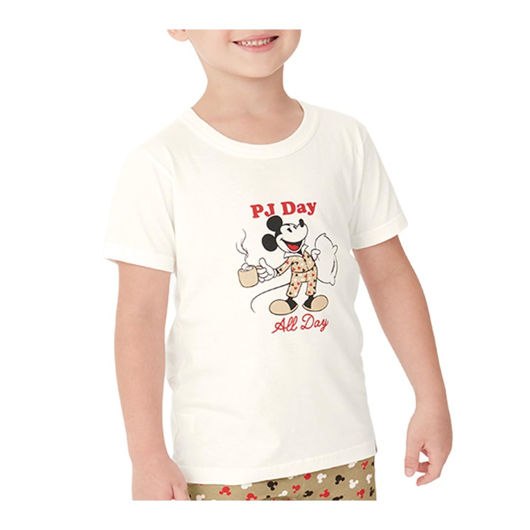 Pijama Malwee Kids Menino Meia Manga 30889 Branco Off