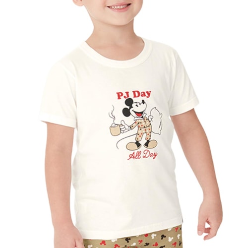 Detalhe - Pijama Malwee Kids Menino Meia Manga 30889 Branco Off