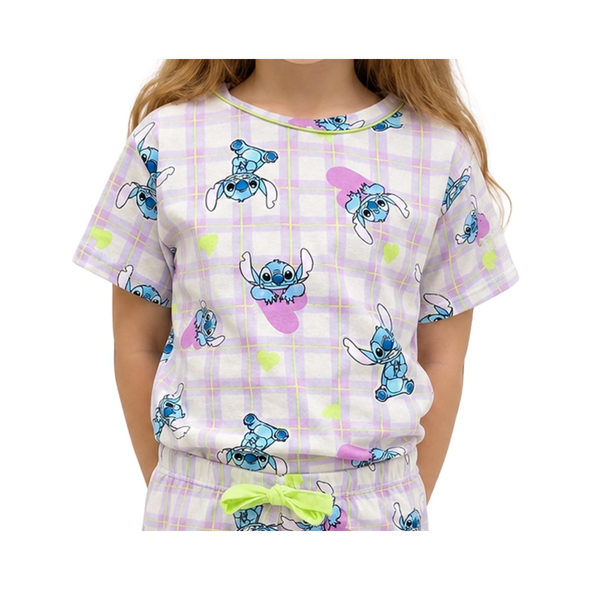 Pijama Malwee Menina Meia Manga 1000130034 Lilas Stitch Pijama Malwee Menina Meia Manga 1000130034 Lilas Stitch
